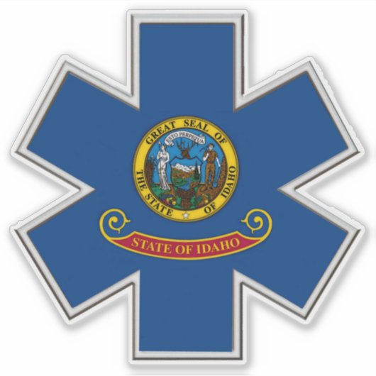 Idaho EMS Aufkleber (Vorderseite)