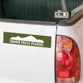 Idaho Falls Bitte Autoaufkleber (Auf Lkw)