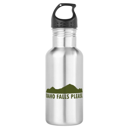 Idaho Falls Bitte Edelstahlflasche (Vorderseite)