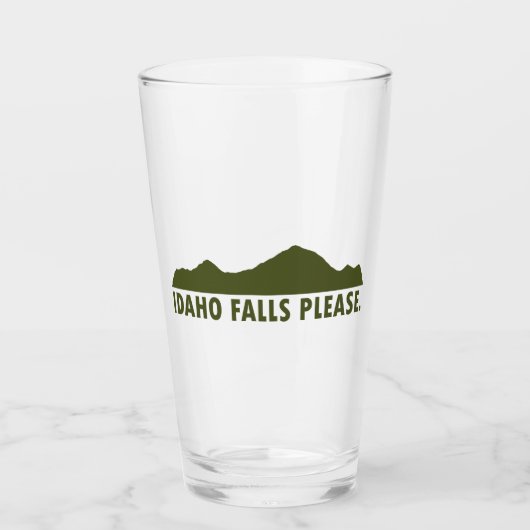 Idaho Falls Bitte Glas (Vorderseite)