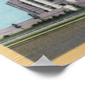 Idaho Falls, ID - Mormon Temple View Poster (Ecke)