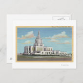 Idaho Falls, ID - Mormon Temple View Postkarte (Vorne/Hinten)