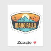 Idaho Falls, Idaho Aufkleber (Blatt)