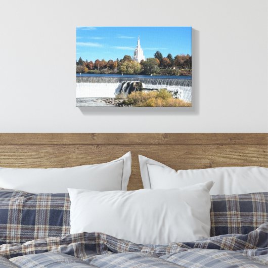 Idaho Falls Temple Leinwanddruck (Insitu (Schlafzimmer))