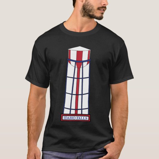 Idaho Falls Wasserturm T-Shirt (Vorderseite)