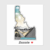 Idaho farbenfroh aufkleber (Blatt)