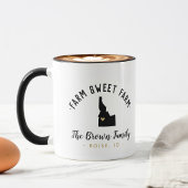 Idaho Farm Sweet Farm Family Monogram Tasse