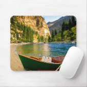 IDAHO, Fischerboot auf einem sandigen Strand in Mousepad (Mit Mouse)