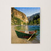 IDAHO, Fischerboot auf einem sandigen Strand in Puzzle (Vertikal)