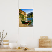 IDAHO, Fishing boat on a sandy beach in the Poster (Küche)