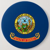 Idaho Flag, der Gem Staat, amerikanische Staaten Button (Vorderseite)