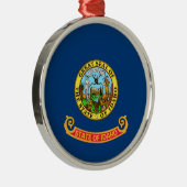 Idaho Flag, der Gem Staat, amerikanische Staaten Ornament Aus Metall (Rechts)