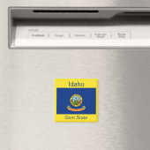 Idaho Flag Magnet (In Situ (Geschirrspüler))
