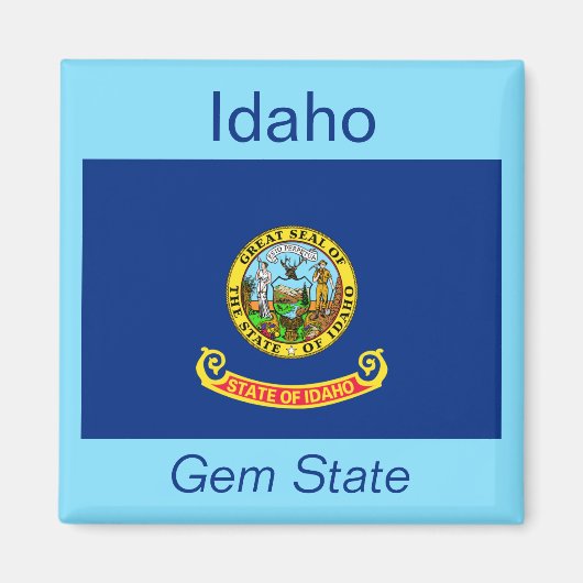 Idaho Flag Magnet (Vorne)