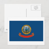 Idaho Flag Postcard Postkarte (Vorne/Hinten)