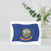 Idaho Flag Postcard Postkarte (Stehend Vorderseite)