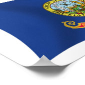 Idaho Flag Poster Print (Ecke)