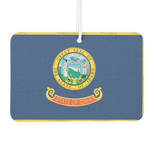 IDAHO-Flagge - Autolufterfrischer (Vorderseite)