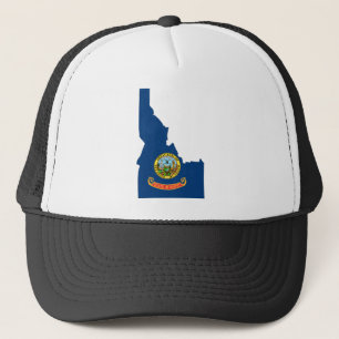 Idaho-Flaggen-Karte Truckerkappe