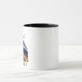 Idaho-Form mit Berg und Wildblumen Tasse (Zentrum)