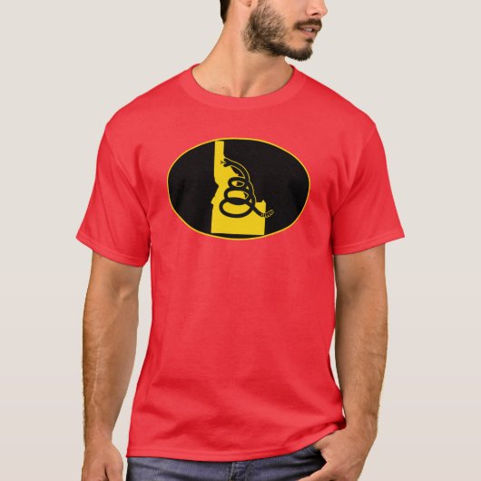 IDAHO Freedom Is The Superpower Modern Gadsden Sna T-Shirt (Vorderseite)