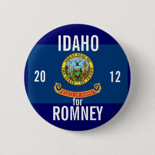 Idaho für Romney 2012 Button