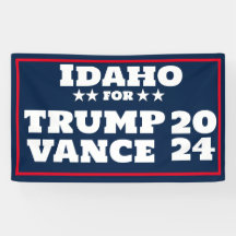 Idaho für Trump Vance 2024-Banner