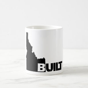 Idaho Gebaut (schwarz) Kaffee-Tasse Kaffeetasse