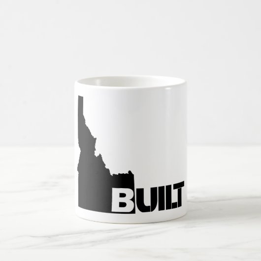 Idaho Gebaut (schwarz) Kaffee-Tasse Kaffeetasse (Mittel)
