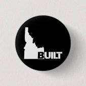 Idaho Gebaut (weiß) Button (Vorderseite)