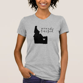 Idaho Geborenes und aufgehobenes Staat T-Shirt