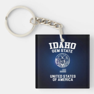 Idaho Gem Staat Schlüsselanhänger