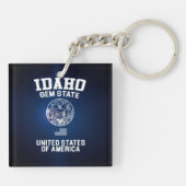 Idaho Gem Staat Schlüsselanhänger (Rückseite)