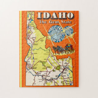 Idaho Gem State Postkarte 11x14 Puzzle