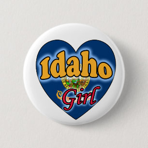 Idaho Girl Button