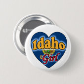 Idaho Girl Button (Vorne & Hinten)