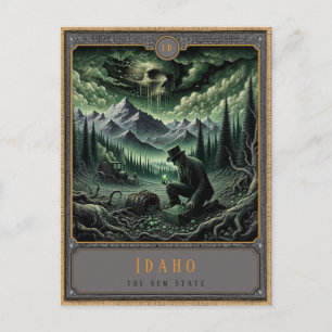Idaho Gothic Art Postkarte