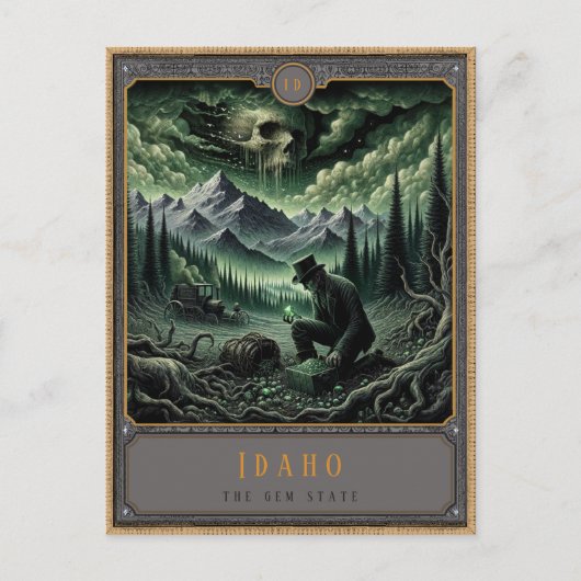 Idaho | Gothic Art Postkarte (Vorderseite)