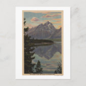Idaho - Grand Teton Reflection on Jackson Lake Postkarte (Vorderseite)