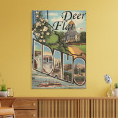 Idaho - Große Briefszenen Leinwanddruck (Insitu (Wohnzimmer))