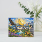 Idaho Grußpostkarte Postkarte (Stehend Vorderseite)