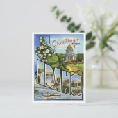 Idaho Grußworte von US-Staaten Postkarte (Stehend Vorderseite)