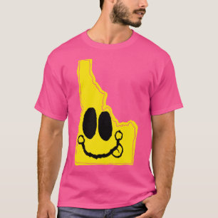 Idaho Happy Face mit Zunge raus T-Shirt