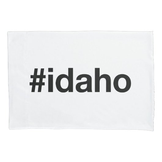 IDAHO Hashtag Kissenbezug (Vorderseite)