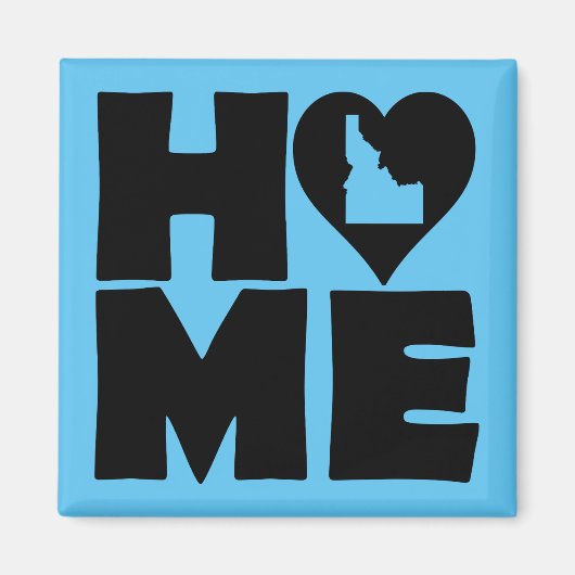 Idaho Home Heart State Friends Magnet (Vorne)