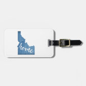 Idaho Home Wood Grain Gepäckanhänger (Vorderseite horizontal)