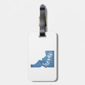 Idaho Home Wood Grain Gepäckanhänger (Rückseite vertikal)