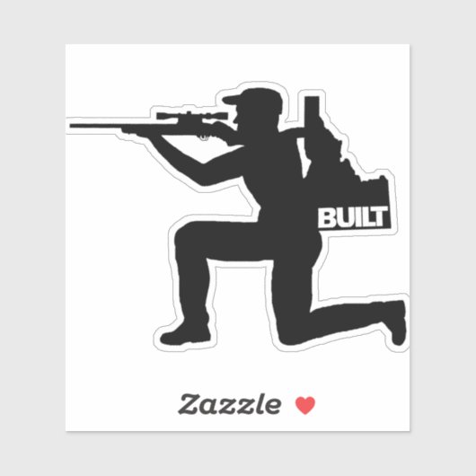 Idaho Hunter Vinyl Decal Aufkleber (Blatt)