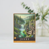 Idaho | Hyper-Realistisches Staat Postkarte (Stehend Vorderseite)