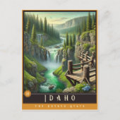 Idaho | Hyper-Realistisches Staat Postkarte (Vorderseite)
